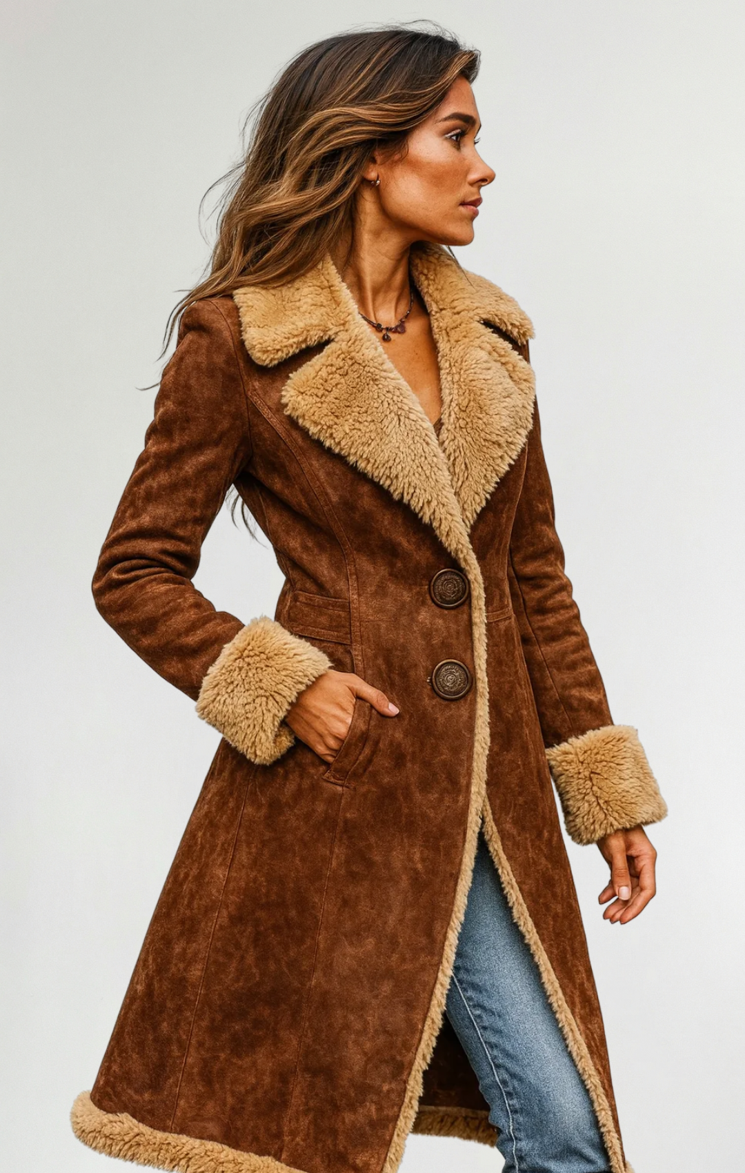 Noelia | Abrigo de piel suave