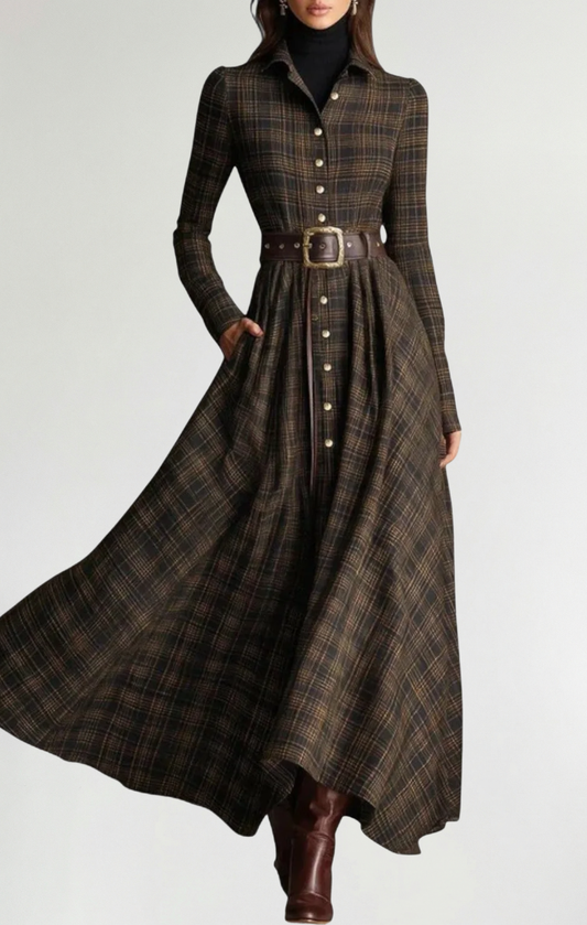 Sara™ | Vestido largo vintage