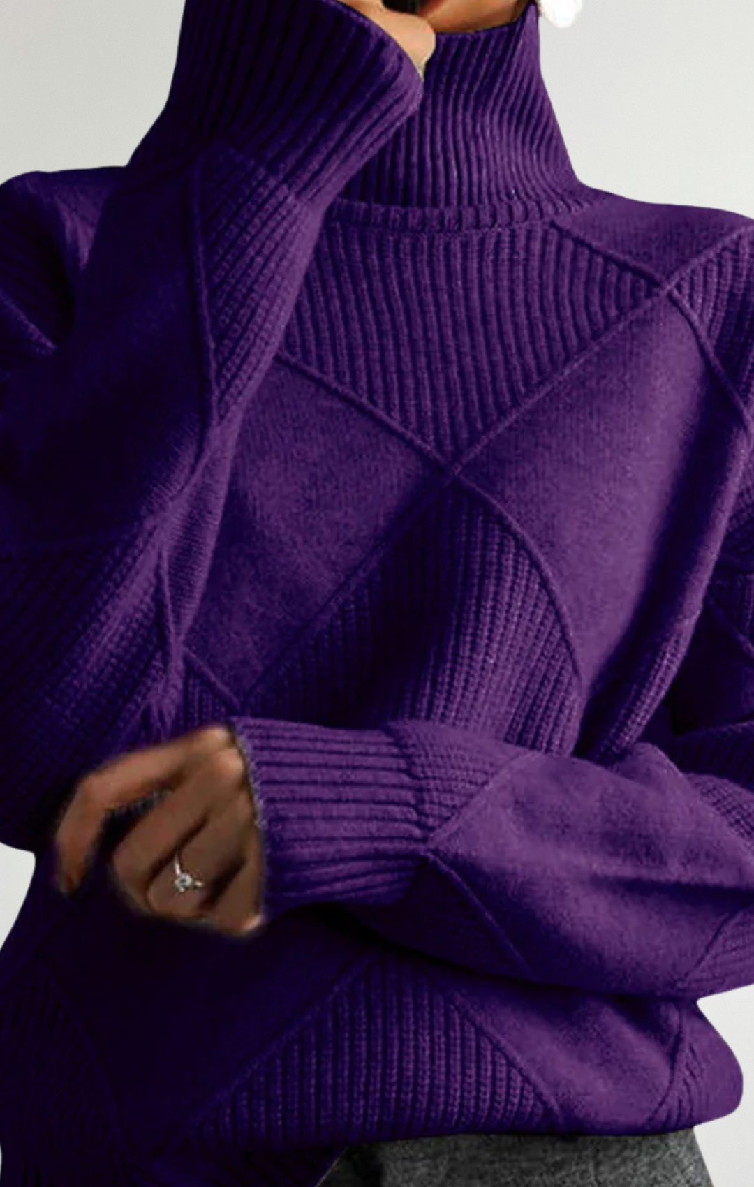 Ángela | Suéter de cuello alto