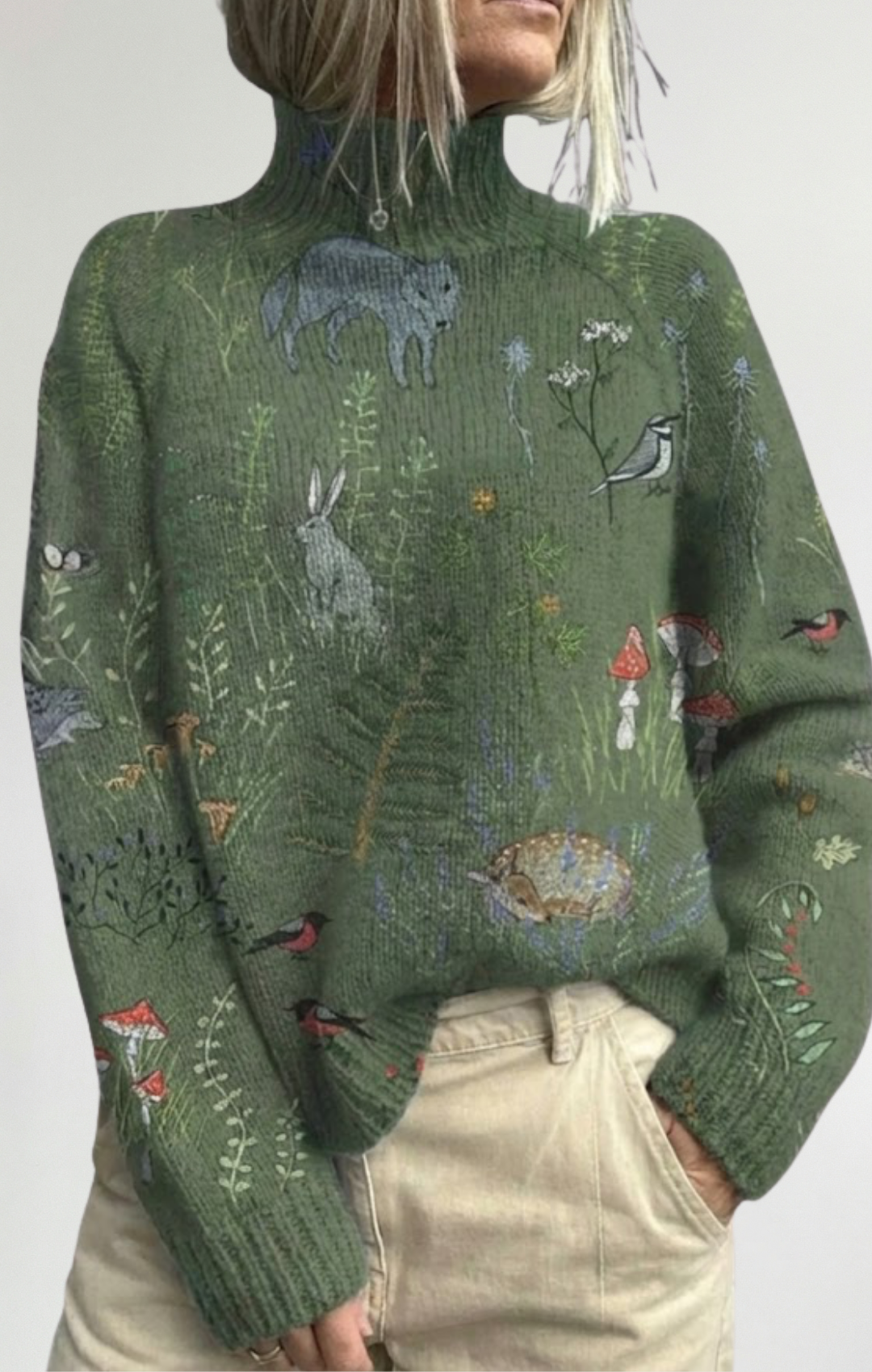 Amelia | Suéter elegante de cuello alto