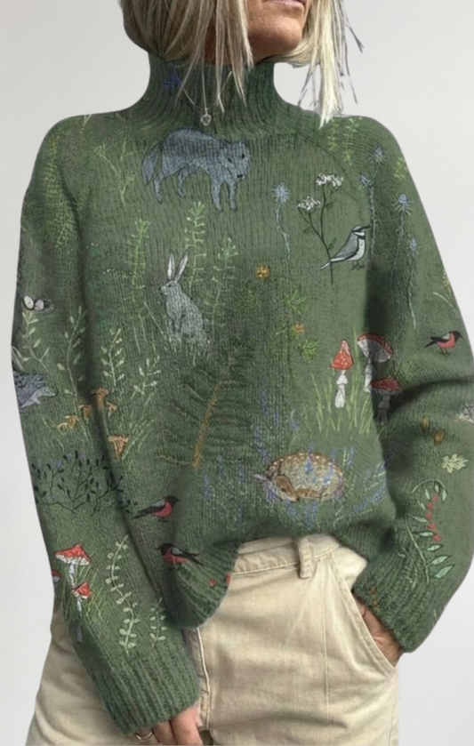 Amelia | Suéter elegante de cuello alto