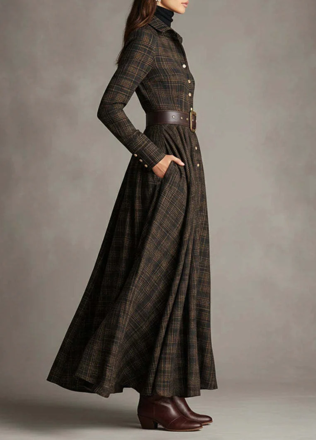 Sara™ | Vestido largo vintage