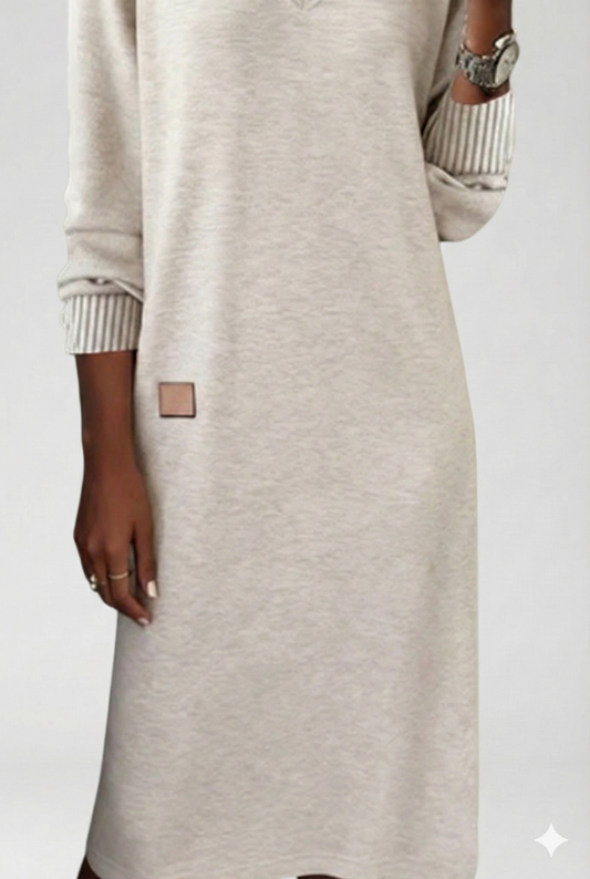 Silvia — Vestido largo de punto suave